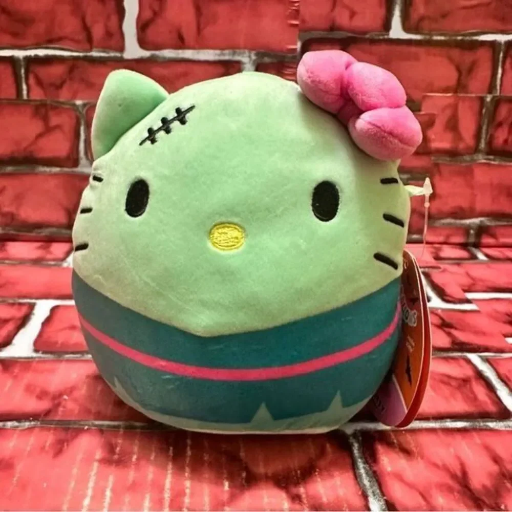 Squishmallows Halloween Hello Kitty Zombie plush Toy